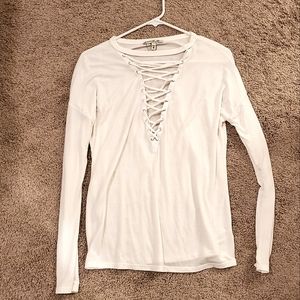 Express OneEleven Deep V Shirt